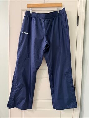 CCM Navy Blue Athletic Pants - Large